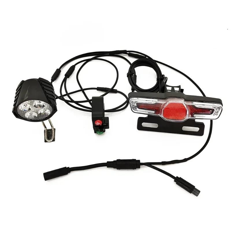 Support Horn/steering /B Tilt Lights For All Directions BBS01 BBS02 BBSHD Mid-drive Front And Rear Lights For Electric Bikes