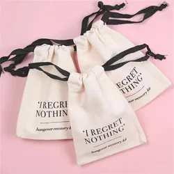 5pcs i Regret Nothing Hangover Recovery Kit Bags Bachelorette hen Party Bridal Shower Wedding decoration bridesmaid guest gift