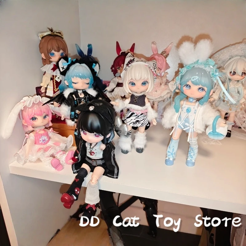 

In Stock Original Liroro Binary Sweetheart 2.5 Series Bjd Blind Box Kawaii Action Figure Surprise Box Collectible Birthday Gift