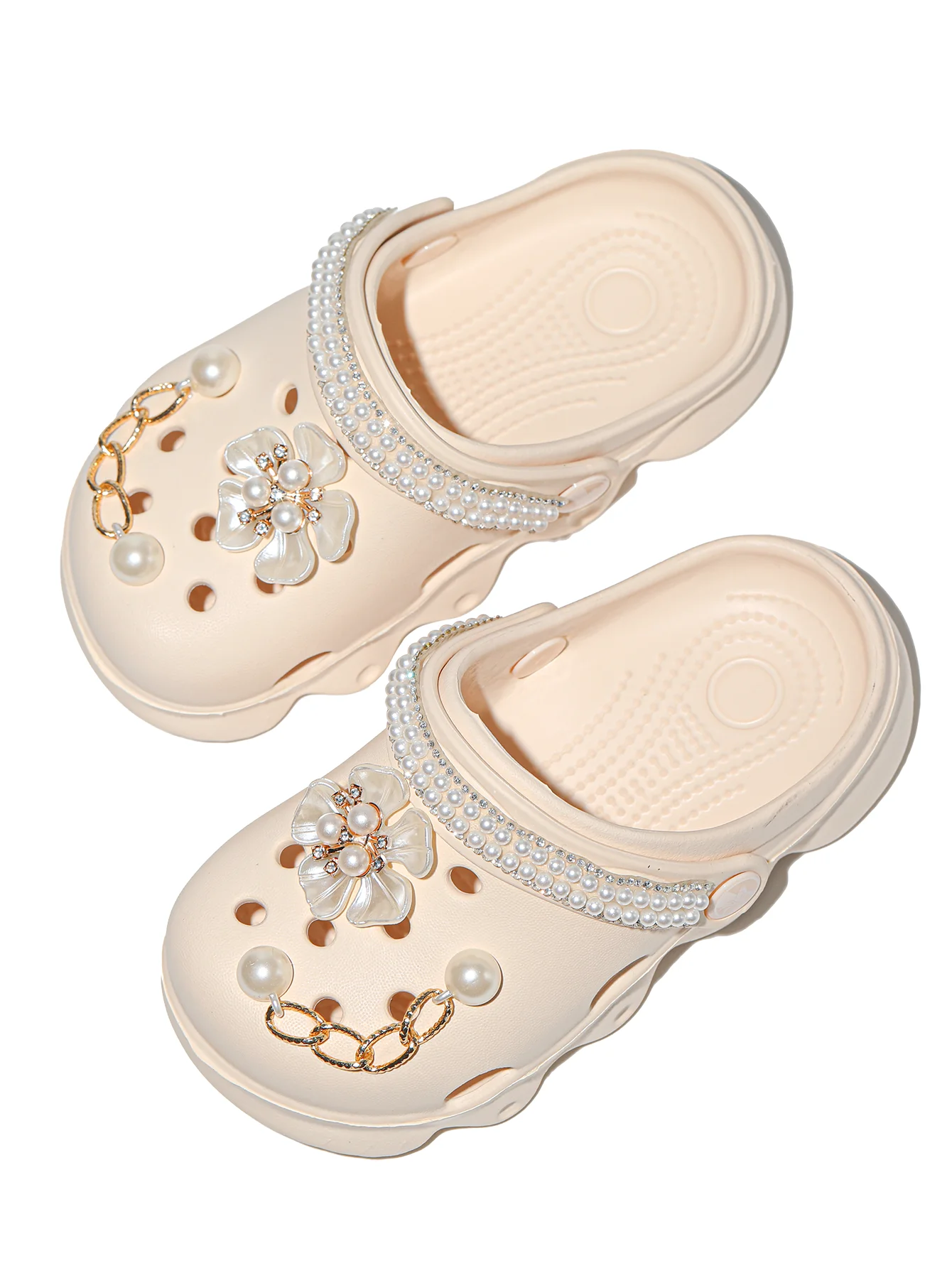 Kinder-Clogs, Leichte EVA-Gartenschuhe, Wasserdichte Rutschfeste Sandalen, Bequeme Slip-On Schuhe für Drinnen und Draußen 1214 – Detail 20