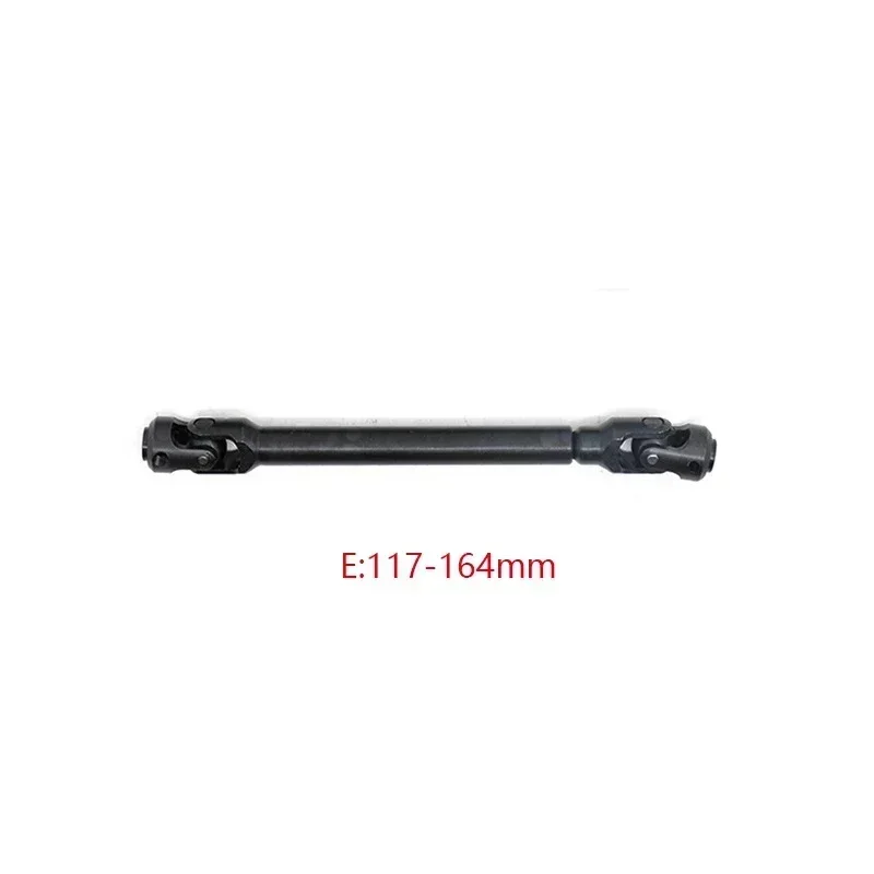 95-110MM 105-140MM 1/10 RC 크롤러 자동차 축 SCX10 90046 CAPRA Trxs TRX4 Redcat Gen8 용 경화 강철 드라이브 샤프트