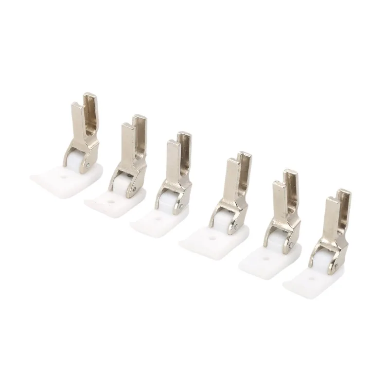 T35 T69L T69R 1/8 3/16 1/4 Gording Right And Left For Industrial Sewing Mahicne Hinged Piping Plastic Presser Foot Bottom Groove