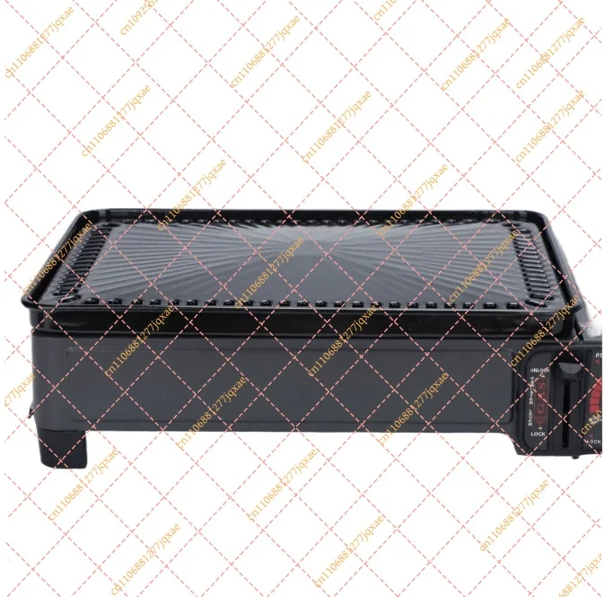 8-Grid Multi-Functional Camping Cassette Stove & BBQ Grill, Mesh Baking Pan for Meat & Night Market Stalls