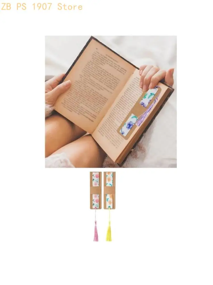 Set of 50 Kraft Bookmarks Sleeves Cover Resin Holder Blank Sleeves for Crafts Display Cards for Bookmarks Wrapping 55KA