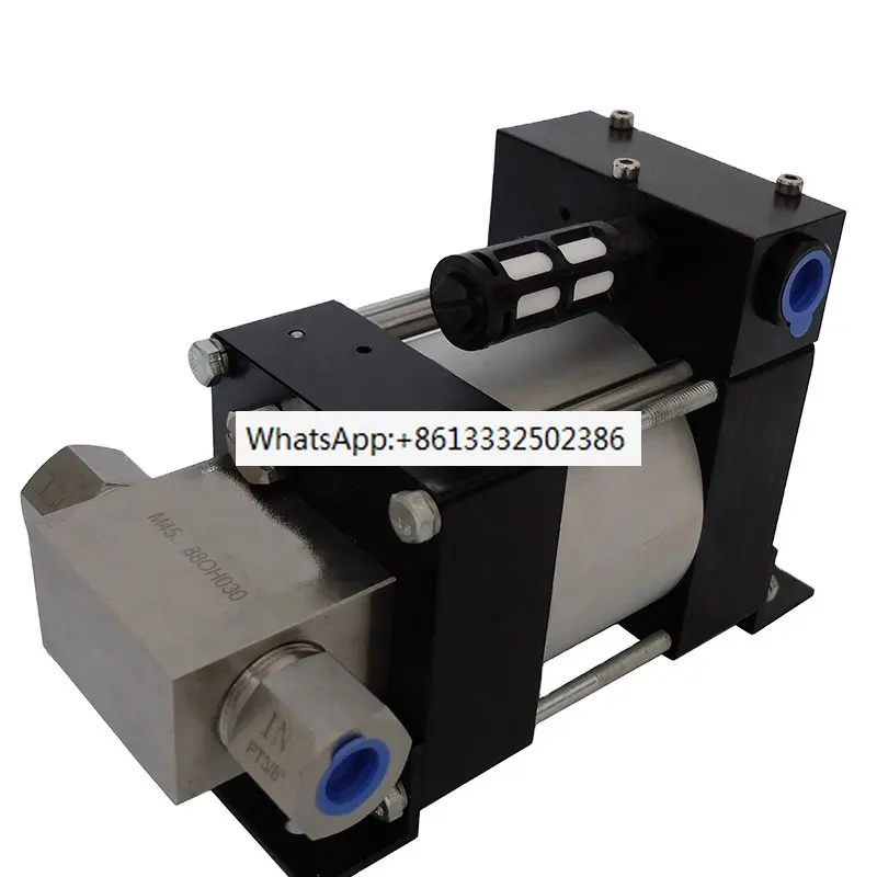 

USUN Model:M64 300-500 Bar Output small portable air driven liquid test pump for pipelines