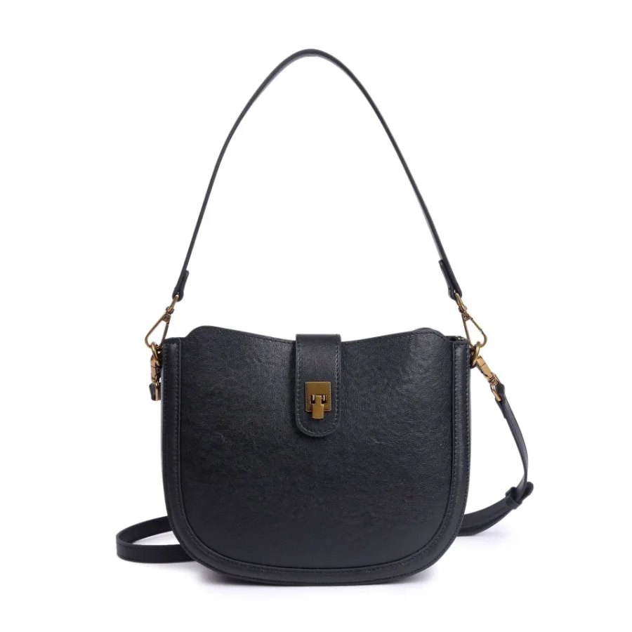 

【New style】Vegetable tanned first-layer cowhide women's bag simple women's bag fashionable and practical saddle bag diagonal si