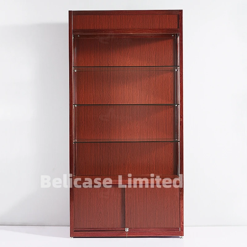 custom，Popular Shoe Rack Cabinet Glass Display Showcase For Men's Leather And Women's Heel Shoe