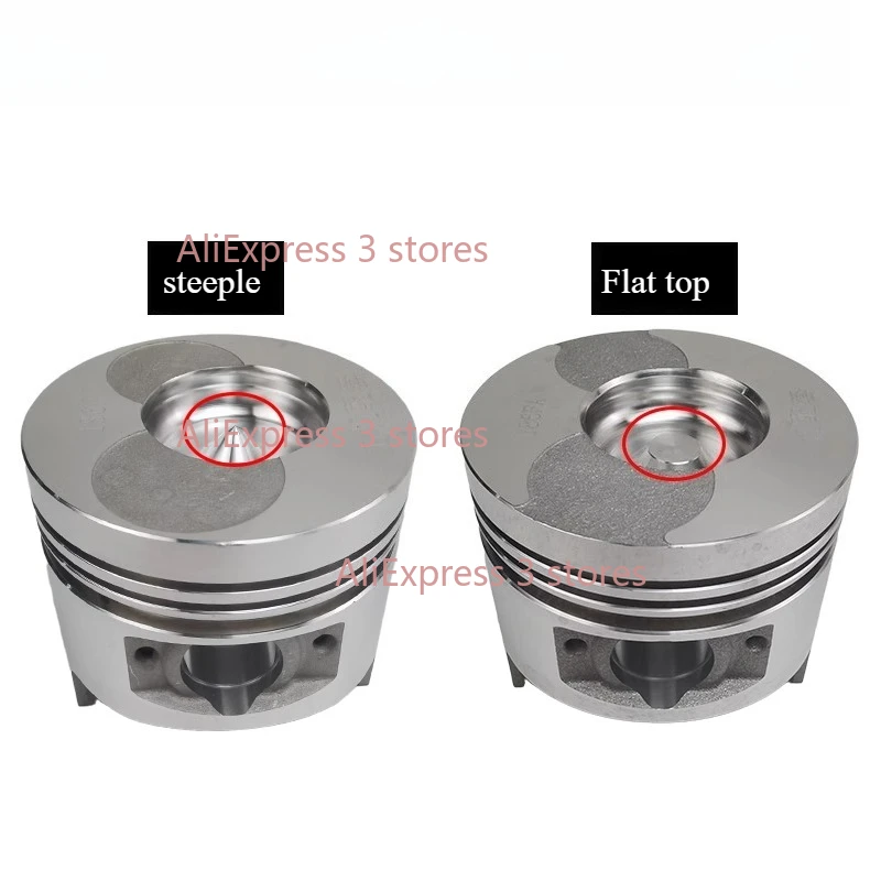 Generator Engine Piston Ring Full Set For Air-cooled Diesel Engine Pistons Pin Piston Clip 170F173F178F186F186FA188F190F192F195
