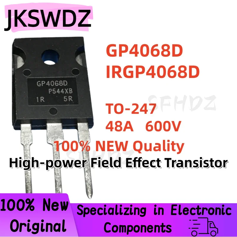 Transistor de Efeito de Campo de Alta Potência 48A 600V IRGP4068PBF IRGP4068D GP4068D TO-247 100% Novo, Excelente Qualidade, 5/10/20 Peças