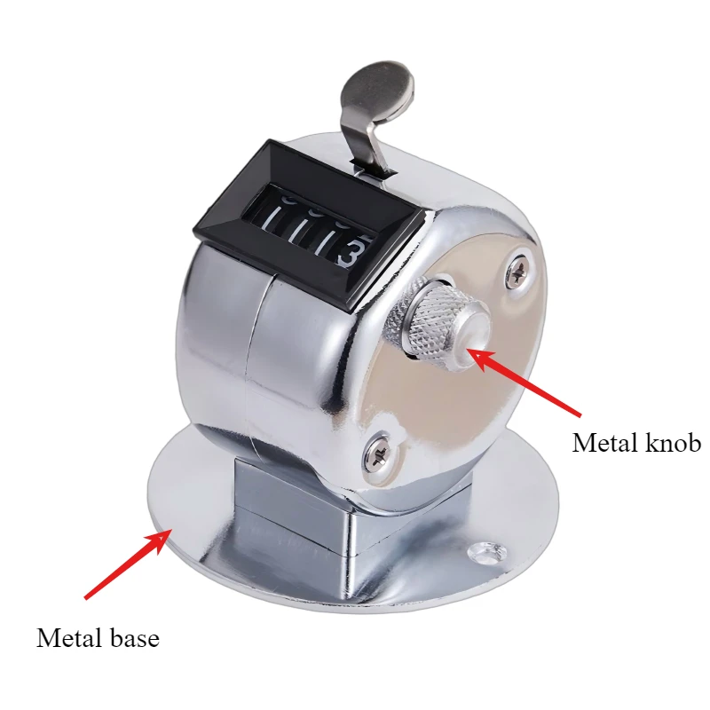Easy To Use NEW 4 Digit Hand Tally Counter Manual Clicker Golf Training Digital Counting Device Mini Mechanical Counter