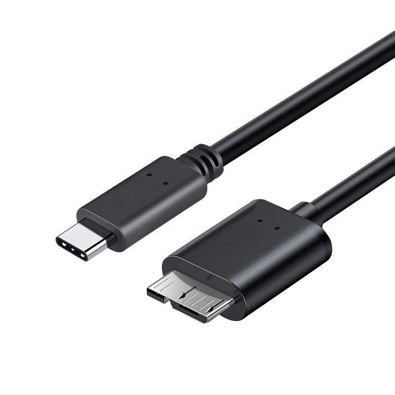 For Dust Type-C to micro usb3.0 hard disk adapter cable USB-C for Mac connection mobile hard 1m long