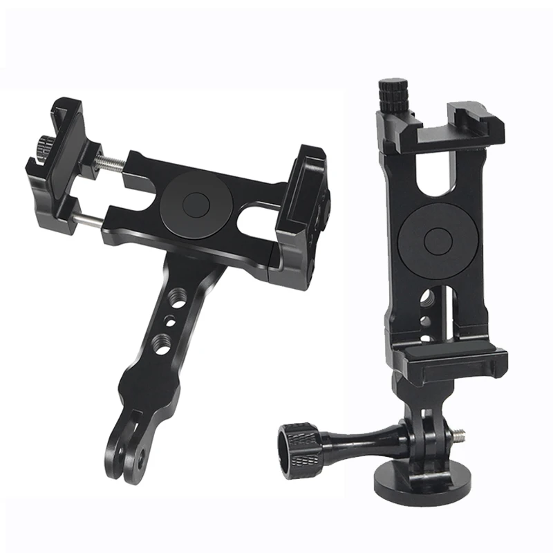 Handy-Ständer halter 360-Grad-Drehung Stativ adapter Kalt schuh 1/4 "Halterung für Smartphone Vlog Selfie Stick Lichter stehen – Detail 1