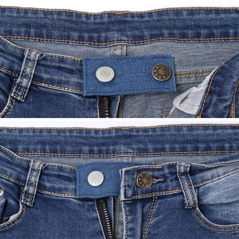 Blue Jeans Waist Expander Button Pant Extender Button Belt Extension Buckle Denim Buckle Waist Buckle Fat Waist Extension