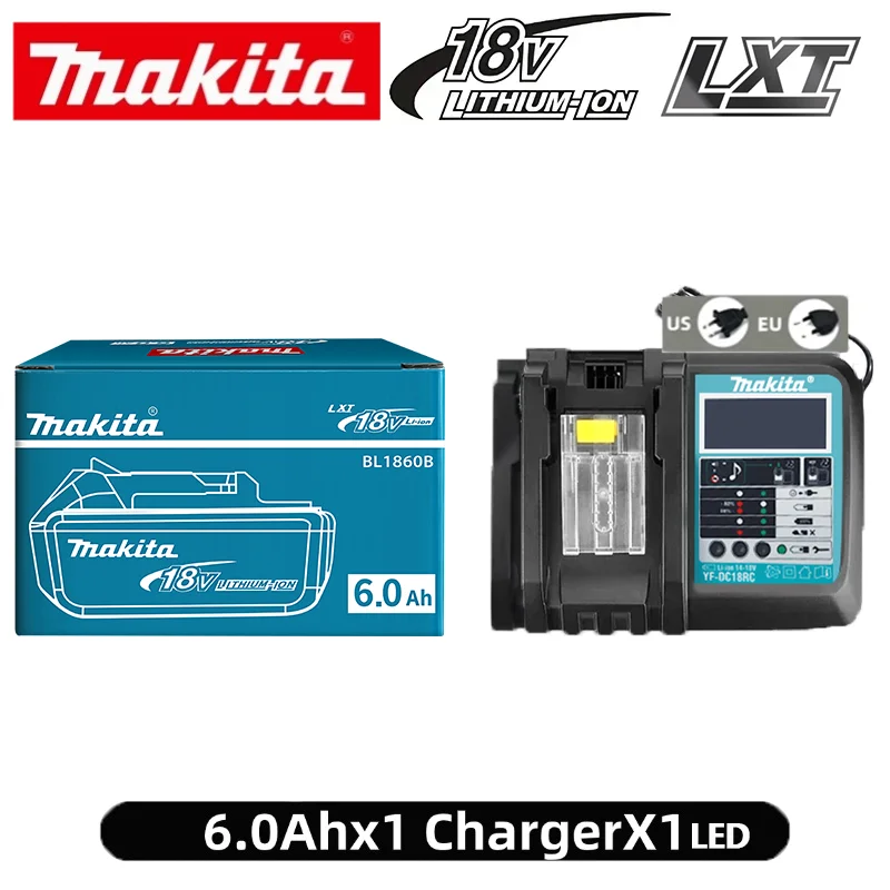 NIEUWE 6AH makita BL1860 18V Batterij Power Tools Li-ion Vervanging LXT BL1850 BL1840 voor 18V Schroevendraaier met BMS Lithiumbatterij
