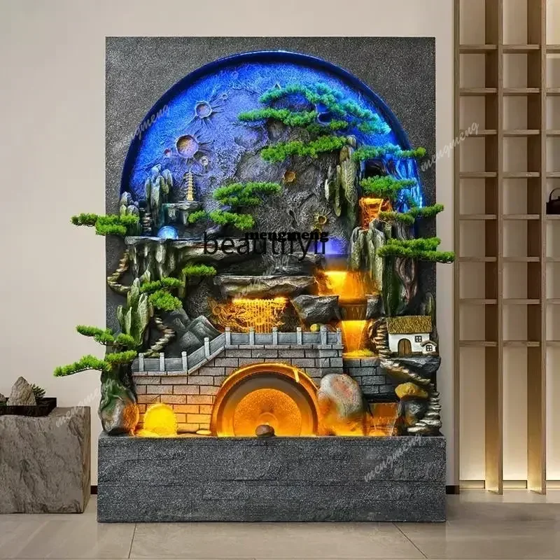 

Рокарий циркуляционный фонтан орнамент во дворе китайский водный занавес настенный двор экран функция воды