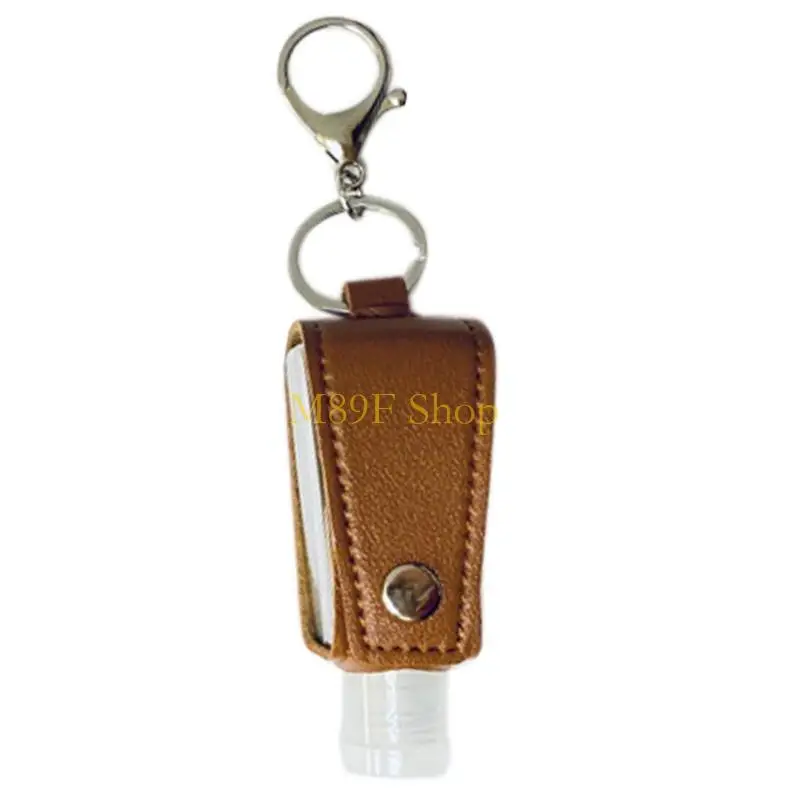 

M89F Travel Bottle Keychain Holder Set Empty Hand Sanitizer Refillable Container for