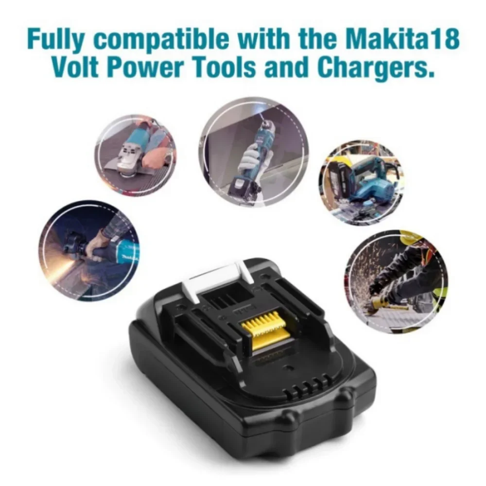 BL1815 بطارية ليثيوم أيون BL1830 BL1830B BL1840 BL1840B BL1850 BL1850B أدوات كهربائية بطارية مؤشر LED لماكيتا 18 فولت 3.0Ah