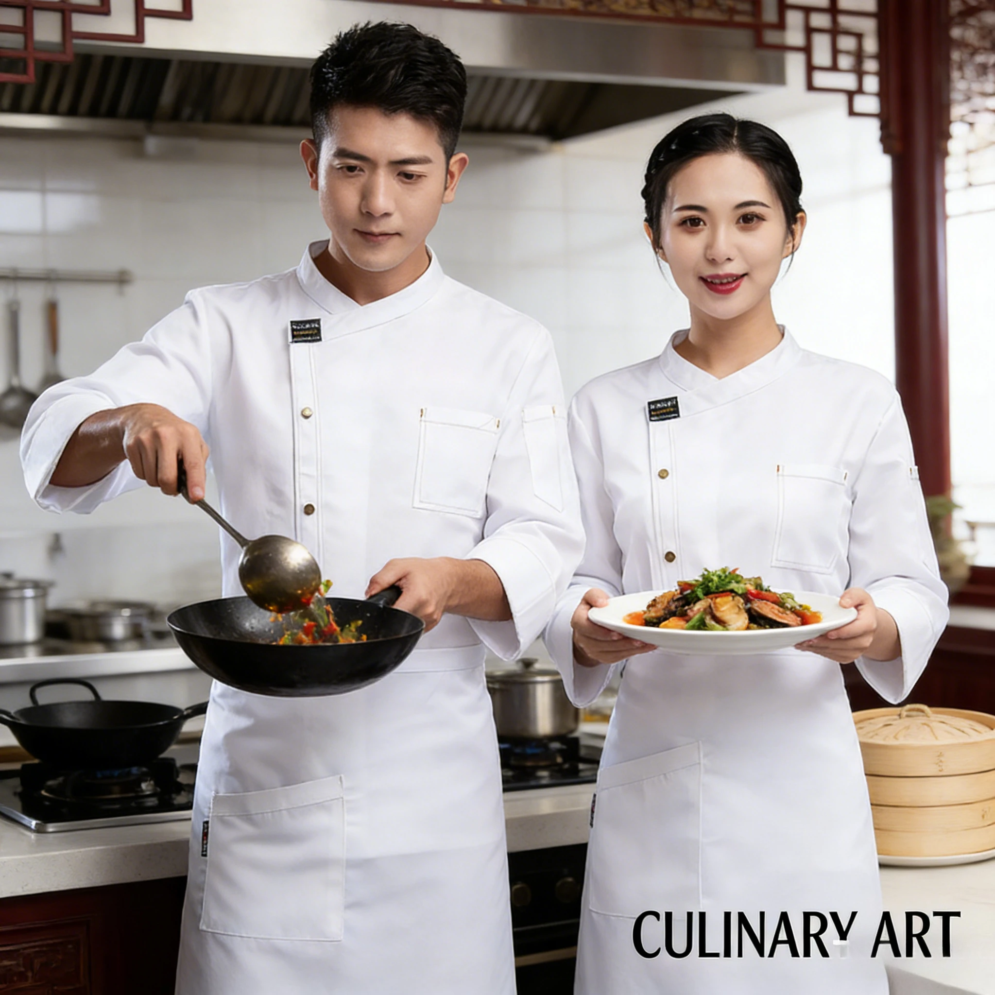 

Men's Long Sleeve Chef Jackets Fall Winter Hotel Restaurant Kitchen Bakery Catering Uniforms