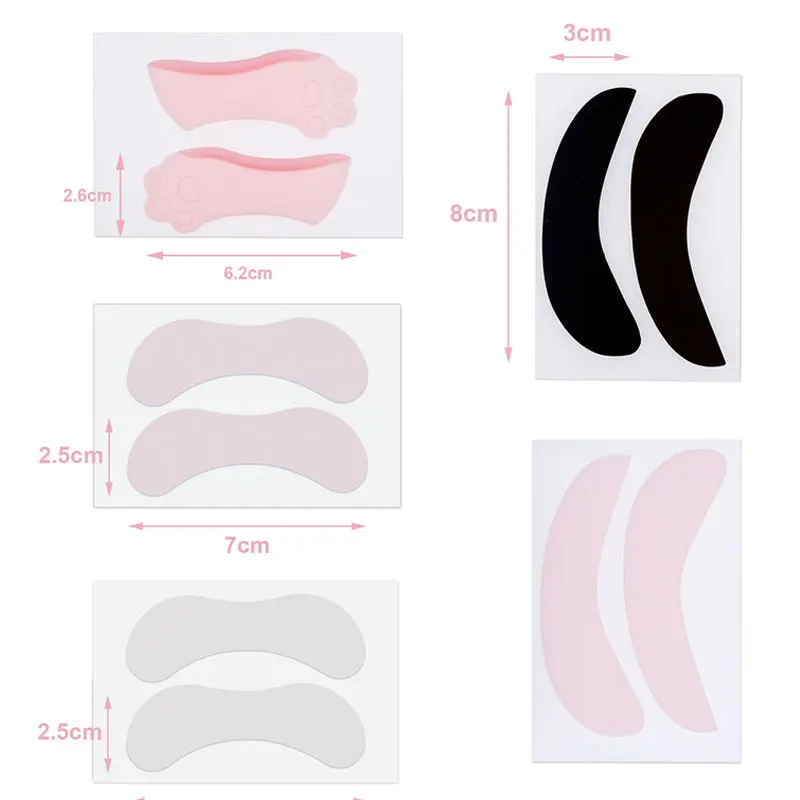 1 paar Wimpern Dauerwelle Pad Silikon Lash Lift Kits Wiederverwendbare 3D Auge Wimpern Verlängerung Curler Applikator Make-Up-Tool