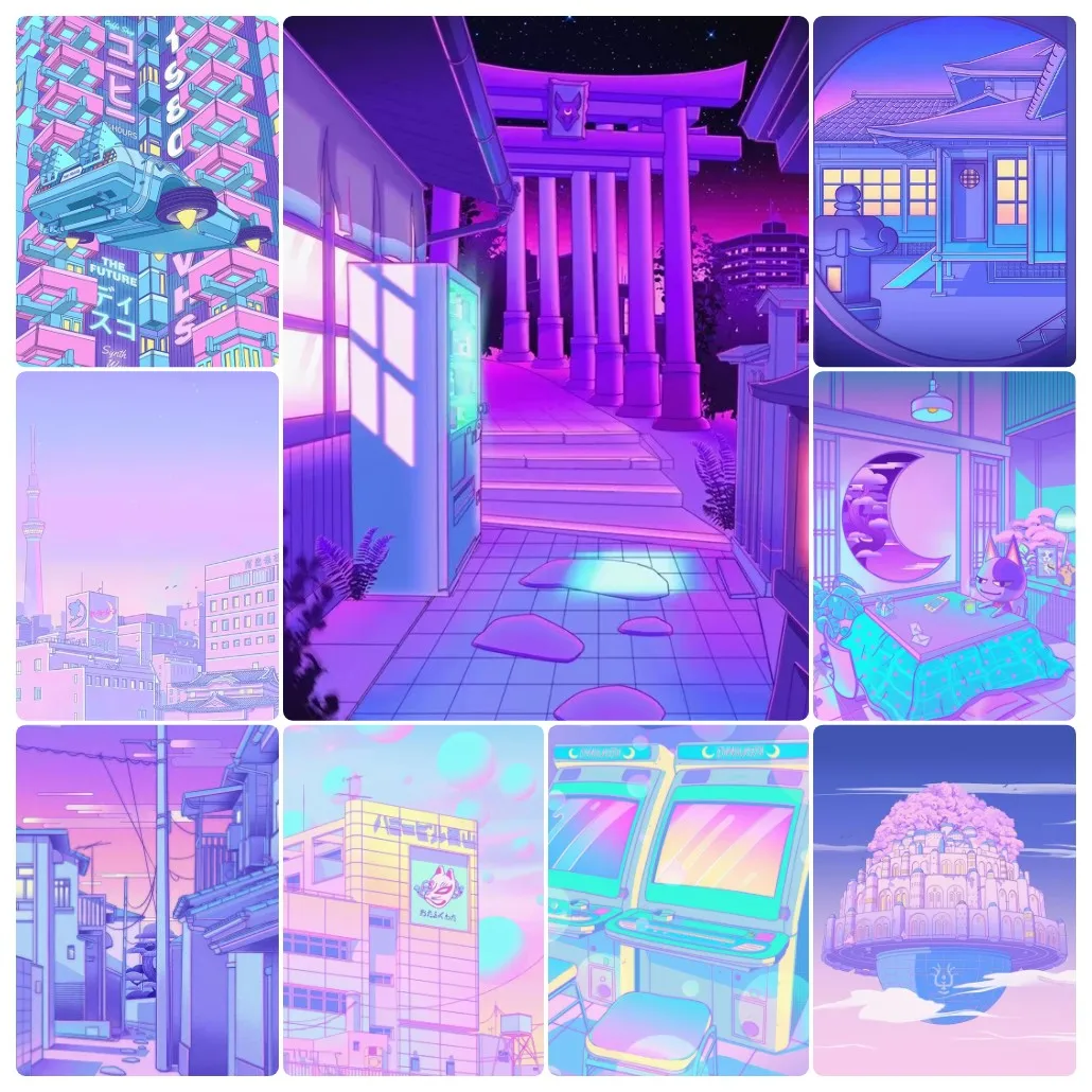 

DIY 80s Vaporwave Style Jigsaw Puzzles for Adults Focus Enhancement Therapy Meaningful Retirement Gift Office Home Decor