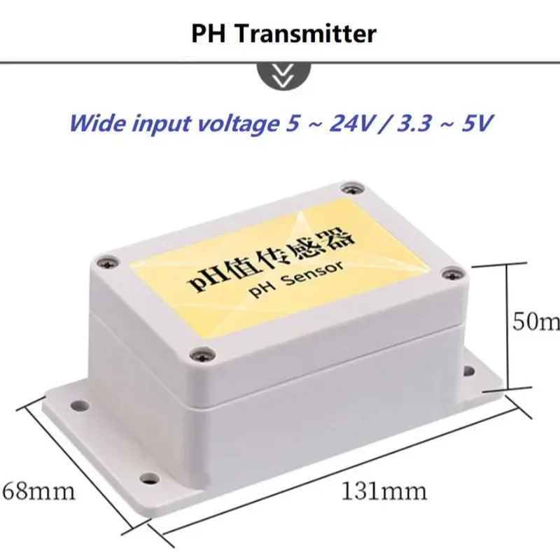 PH-RD-SOR - Online RS485 4-20mA Voltage Output Digital Water PH Sensor