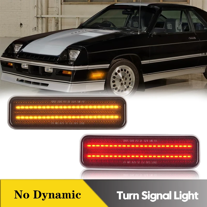 

2x For Dodge RamCharger D150 D250 D350 LED Front Rear Bumper Side Marker Light Turn Signal Brake Stoplight Lamps Car Accessories