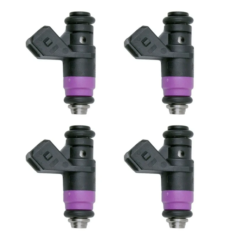 

4Pcs Car Fuel Injector Injection Nozzle for Renault Megane 1.6 16V 31 T. KM H132259 8200132259