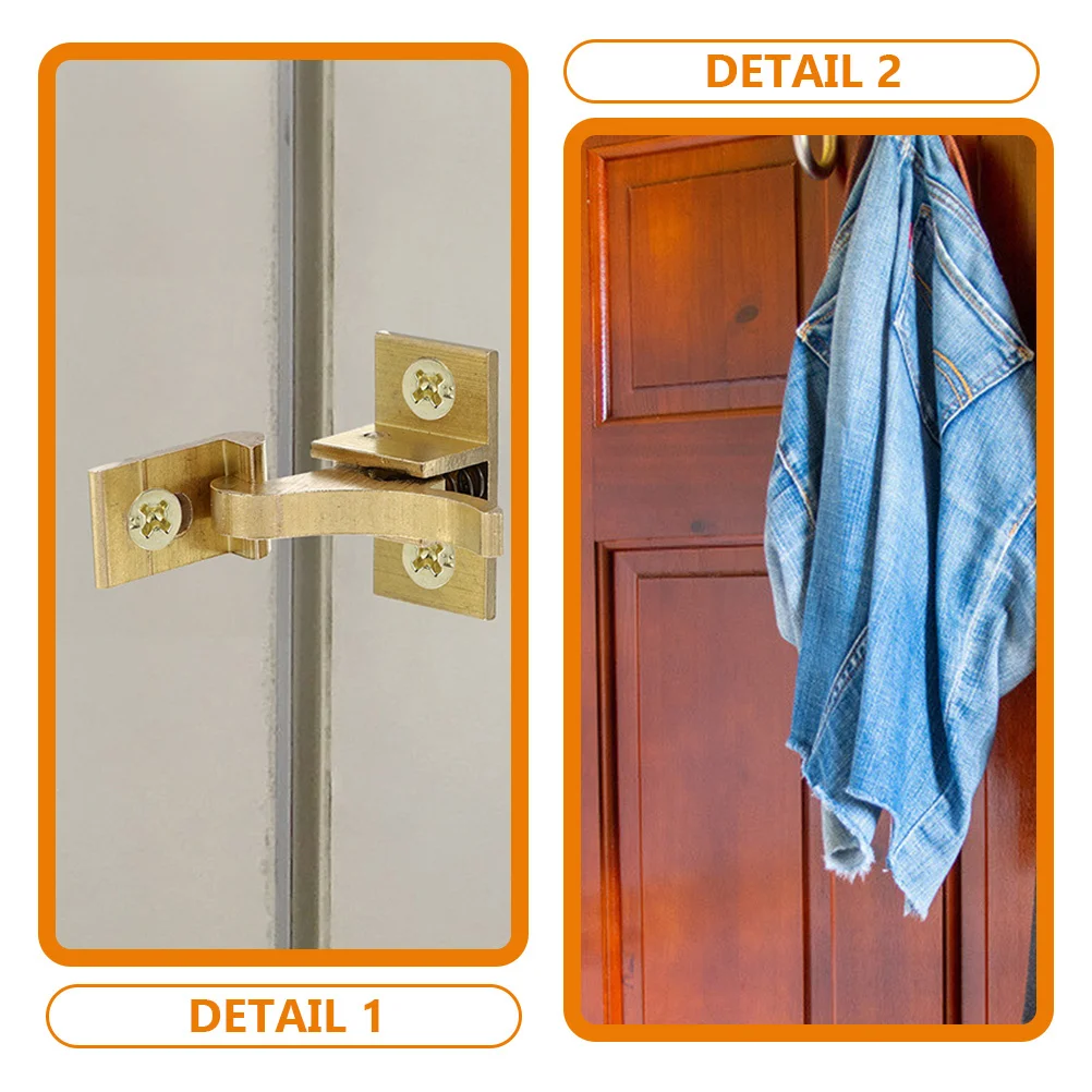 3 قطعة أقفال مزلاج الكوع النحاسية الثقيلة باب الخزانة الصيد لنافذة الأبواب استبدال قوي الصدأ إكسسوارات الأجزاء الداخلية للكمبيوتر