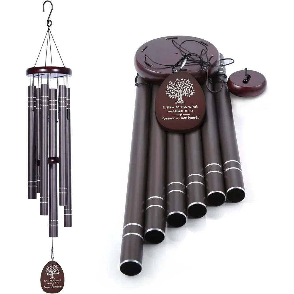 

Large Wind Chimes Outside Deep Tone 42" Memorial Wind Chimes for Loss of a Loved one,Big Sympathy Wind Chimes Outdoor Decor