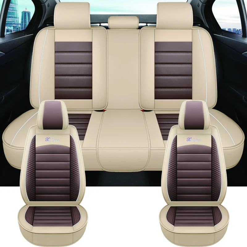 دائم العالمي صالح مقعد السيارة يغطي ل Volwsagen VW Tiguan Golf 8 7 6 5 4 باسات B5 B6 B7 B8 ID4 اكسسوارات السيارات الداخلية #3