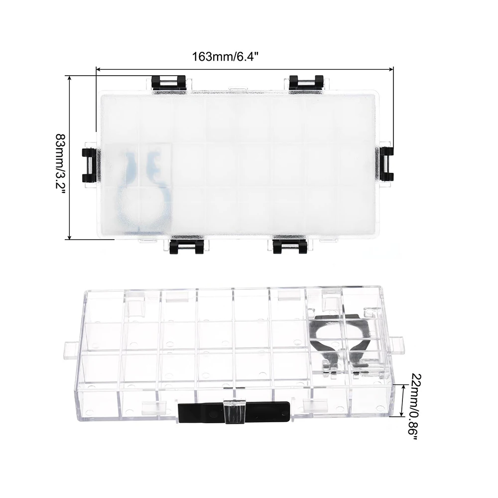 24 Wells Paint Storage Box, Airtight Paints Moisturizing Container Folding Saving Painting Palette