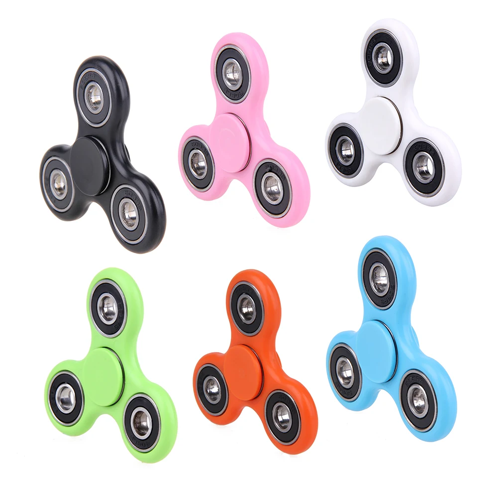 Tri-Spinner Fidget Toy Hand Spinner Anxiety Stress Relief