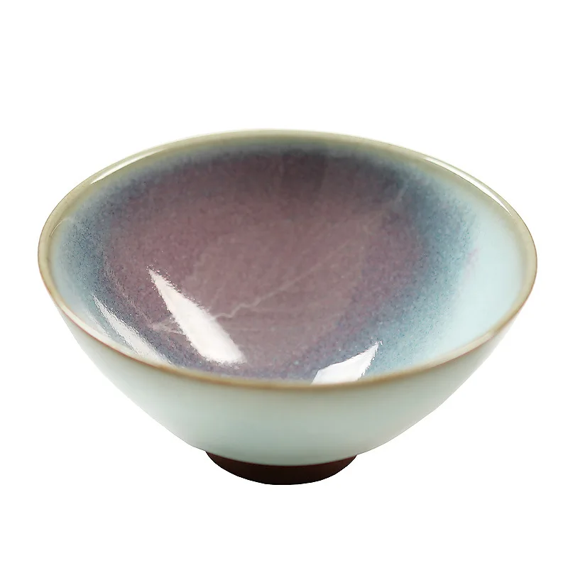 Muta Handmade Wooden Leaf Jian Zhan Japanese Master Water Out Shengjun Porcelain Tianmu Tea Pu'er Cup