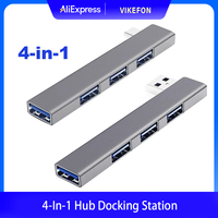 USB C HUB 3.0 Type C 3.1 4 Port Multi USB Splitter OTG Adapter For Xiaomi Lenovo Macbook Pro 13 15 Air Pro Computer Accessories