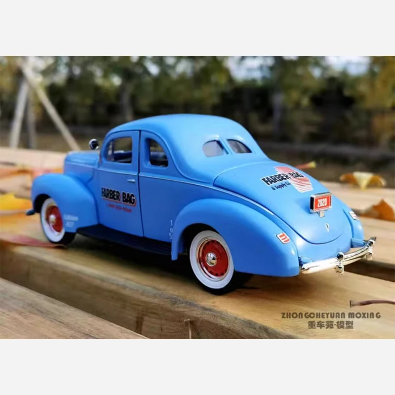 Diecast 1:25 Scale FORD COUPE Classic Alloy Car Vehicle Model Finished Simulation Collection Decoration Boy Holiday Gift Toys