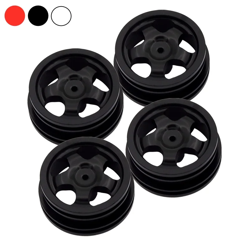 MN82 LC79 4pcs Metal Wheel Rim Wheel Hub 1/12 RC Car Upgrade Parts Accessories