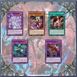 70 sztuk Sinful-Spoil Azamina czarna czarownica Yugioh talia do gry karcianej łatwa gra nie oryginalna Master Duel DIY talia MD