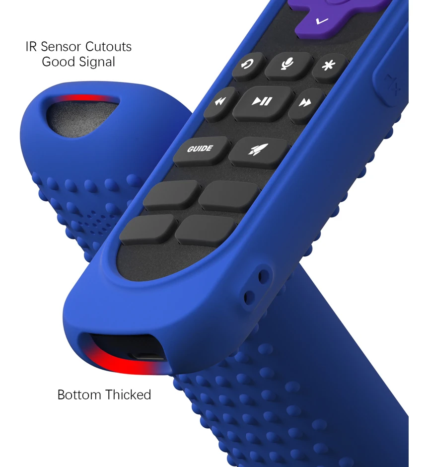 Universal Silicone Protective Case for Roku RCB1R Streaming TV Stick and Voice Remote