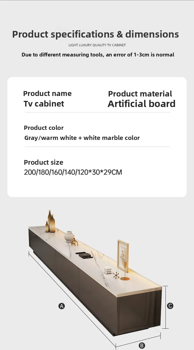 TV cabinet floor to ceiling household light luxury high end small apartment storage integrated