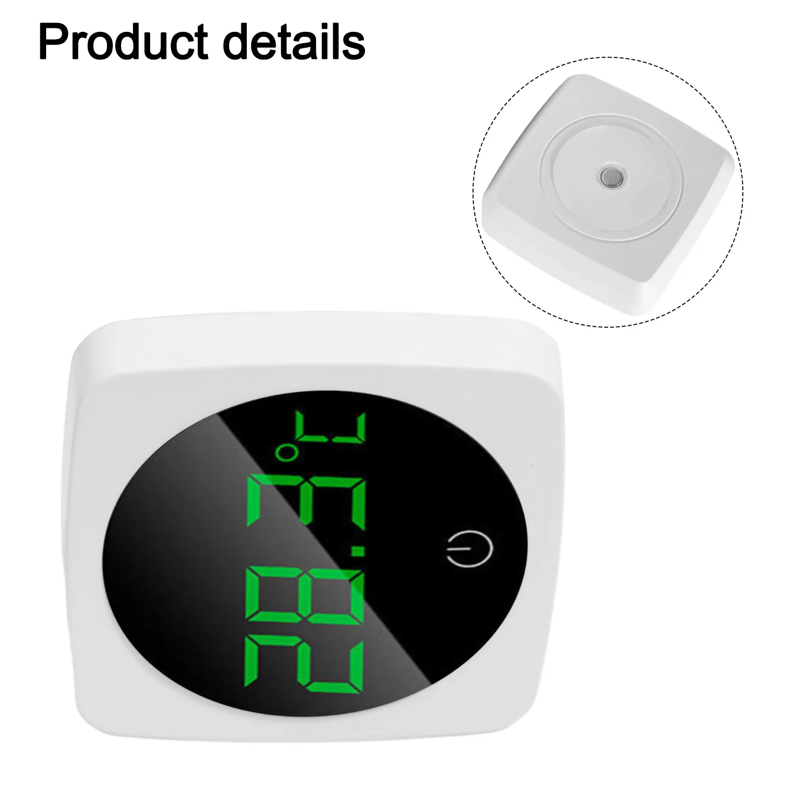 

Aquarium Thermometer LED Water Temperature Meter Home Aquarium Accurate Reading Built-in Battery Easy Installation