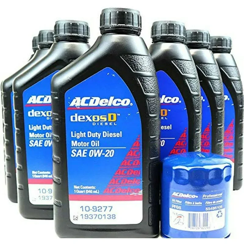 Best seller AC Delco DexosD 0w-20 Engine Oil and Oil Filter Change Kit For 3.0L Duramax Diesel LM2