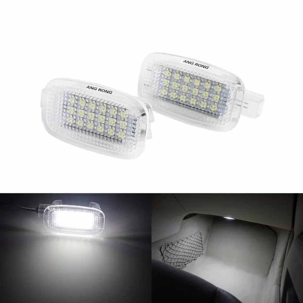 ANGRONG 2x LED Courtesy Door Footwell Luggage Trunk Light For Mercedes Benz W204 W216 W212 C207 X204 GLK W221 R230