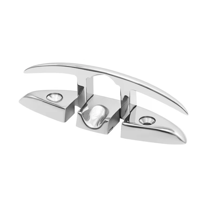 316 Stainless Steel Marine Parts & Accessories Marine Hardware Folding Boat Cleats 5