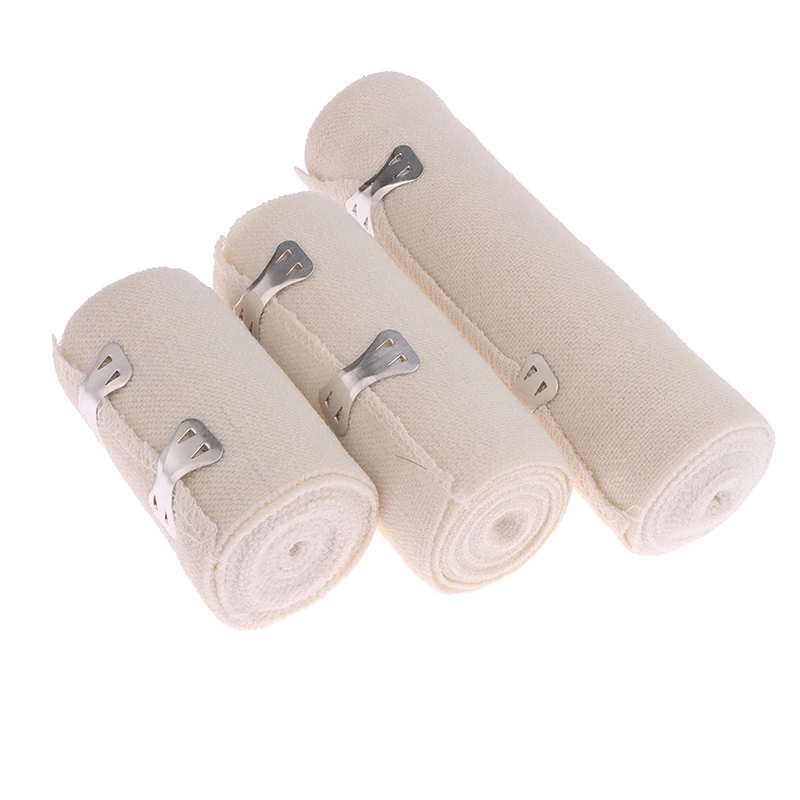 

1Roll 4.5M High Elastic Bandage Wound Dressing Outdoor Sports Sprain Treatment Bandage For First Aid Kits Accessories