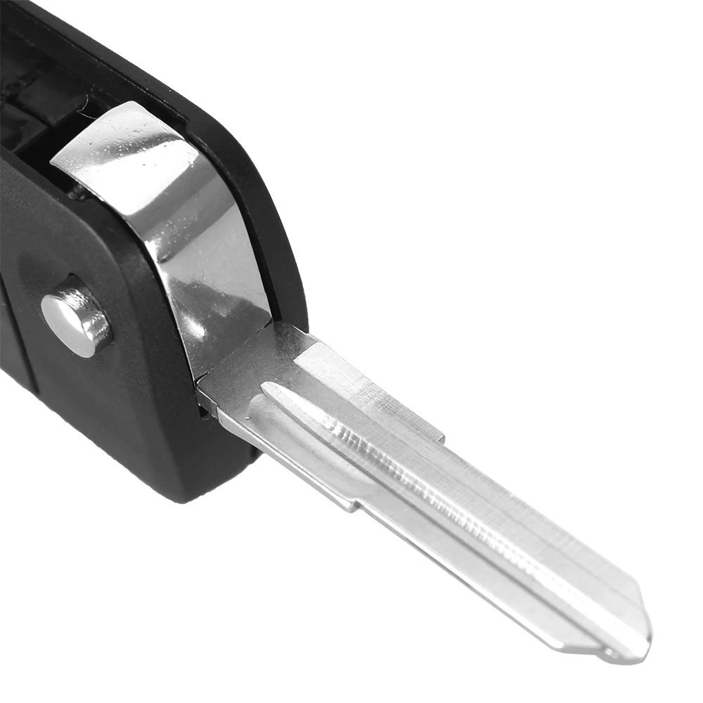 KEYYOU 2 Buttons Folding Car Key Shell Remote Flip Key Fob Case For Vauxhall Opel Astra Vectra Zafira Omega Key Shell Cover