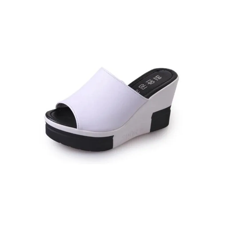 2024 Fashion Flip Flops Women Shoes Slippers Platform Summer Shoes Open Toe Wedges Sandals Ladies Shoes Women Plus Size 35-40