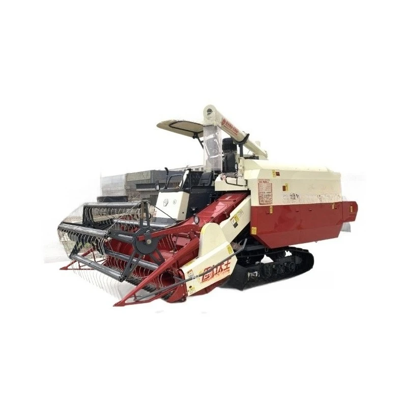 125 crawler harvester cleans clean loss less wheat rice soybean and harvests agricultural machinery