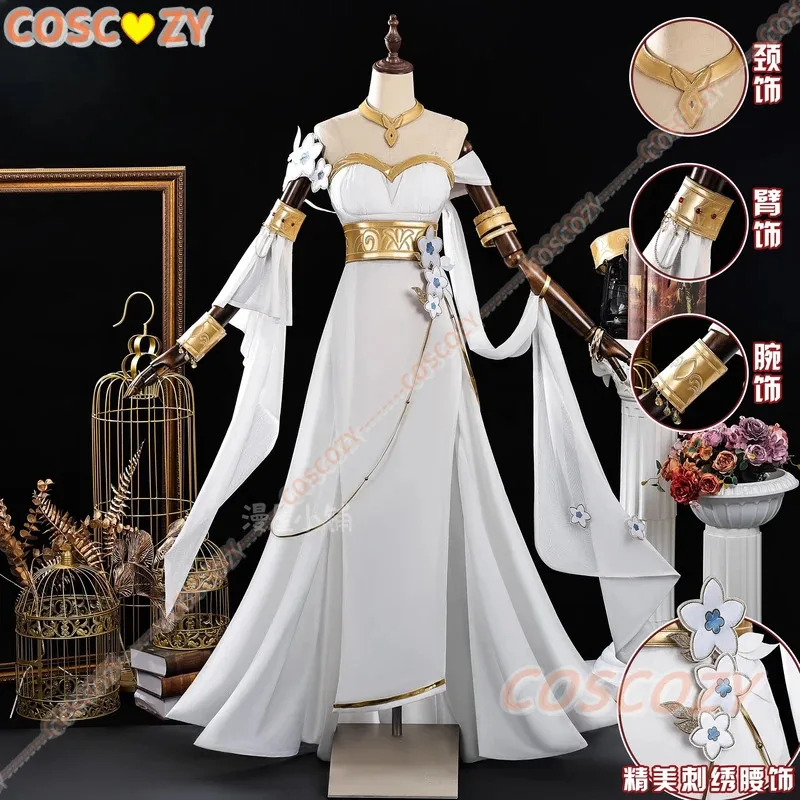 2025 22 Tribios Cosplay disfraz peluca Honkai Star Rail vestido Santa Maiden de Janusopolis Amphoreus fiesta de Halloween uniforme de mujer Pr