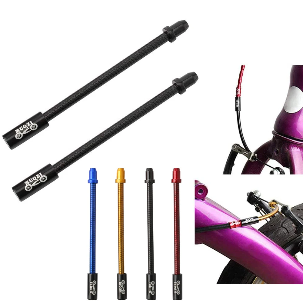

Flexible Universal Folding Bike MTB Bendable Spring Noodle Cable Guide Brake Bent Pipe Bicycle Accessories V Brake Elbow