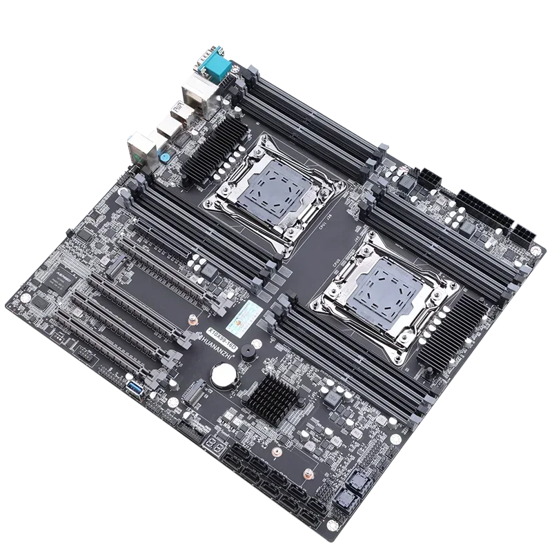 HUANANZHI X10X99 16D Dual CPU Server Motherboard Set LGA 2011-3 DDR4 ECC RAM Support NVME M.2 SATA3.0 USB3.0